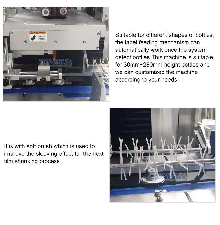 ZONESUN ZS-STB150 Автоматическая этикетировочная машина для пластиковых бутылок