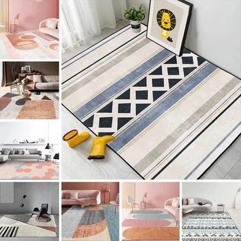 Nordic Light Non-Slip Rug Luxury Modern Minimalist Geometric Home Bedroom Room Warm Abstract Decor Floor Carpet Rug Living Mat
Nordic Light Non-Slip Rug Luxury Modern Minimalist Geometric Home Bedroom Room Warm Abstract Decor Floor Carpet Rug Living Mat