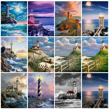 EverShine Diamond Embroidery Lighthouse Cross Stitch Diamond Painting New Arrivals Landscape Handwork Hobby Gift Home Decor
EverShine Diamond Embroidery Lighthouse Cross Stitch Diamond Painting New Arrivals Landscape Handwork Hobby Gift Home Decor
