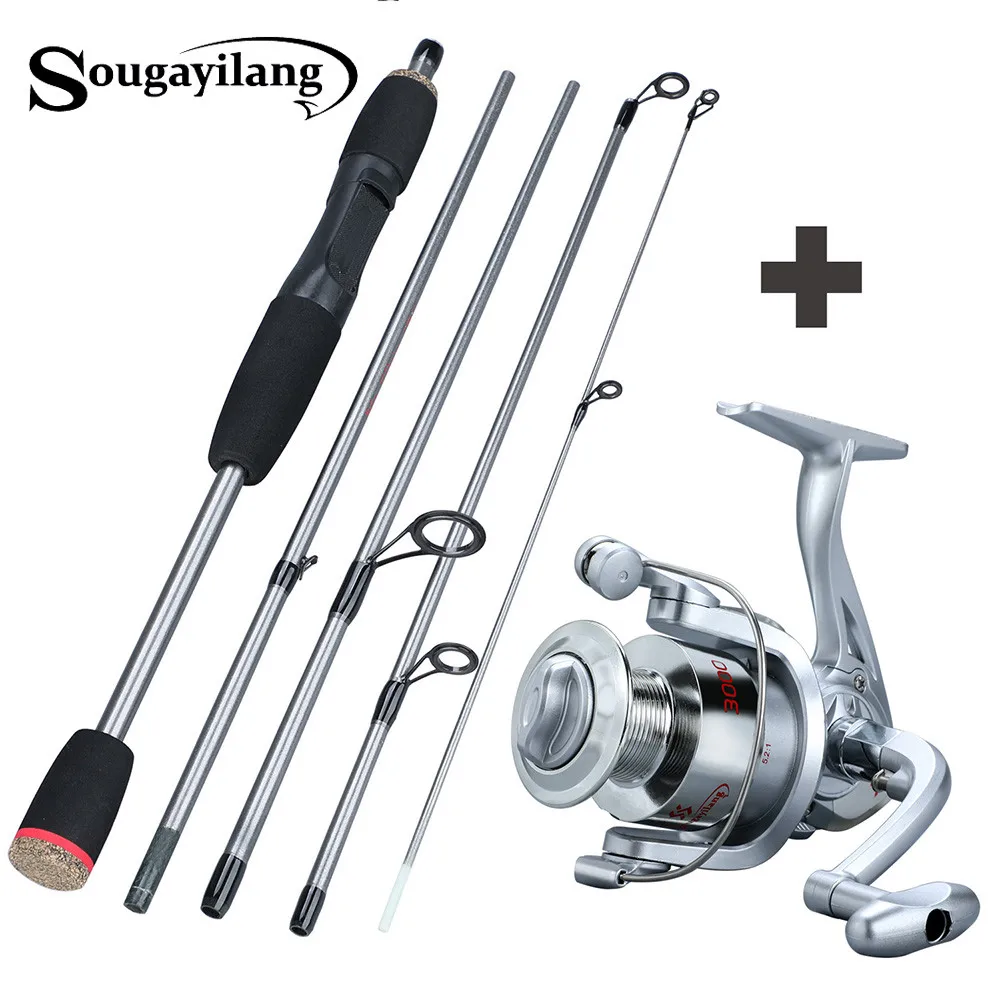 Sougayilang 170cm Portable Fishing Rod Combos 5 Section Lure Fishing Rod with Spinning Reel for Saltwater Freshwater Pesca
Sougayilang 170cm Portable Fishing Rod Combos 5 Section Lure Fishing Rod with Spinning Reel for Saltwater Freshwater Pesca