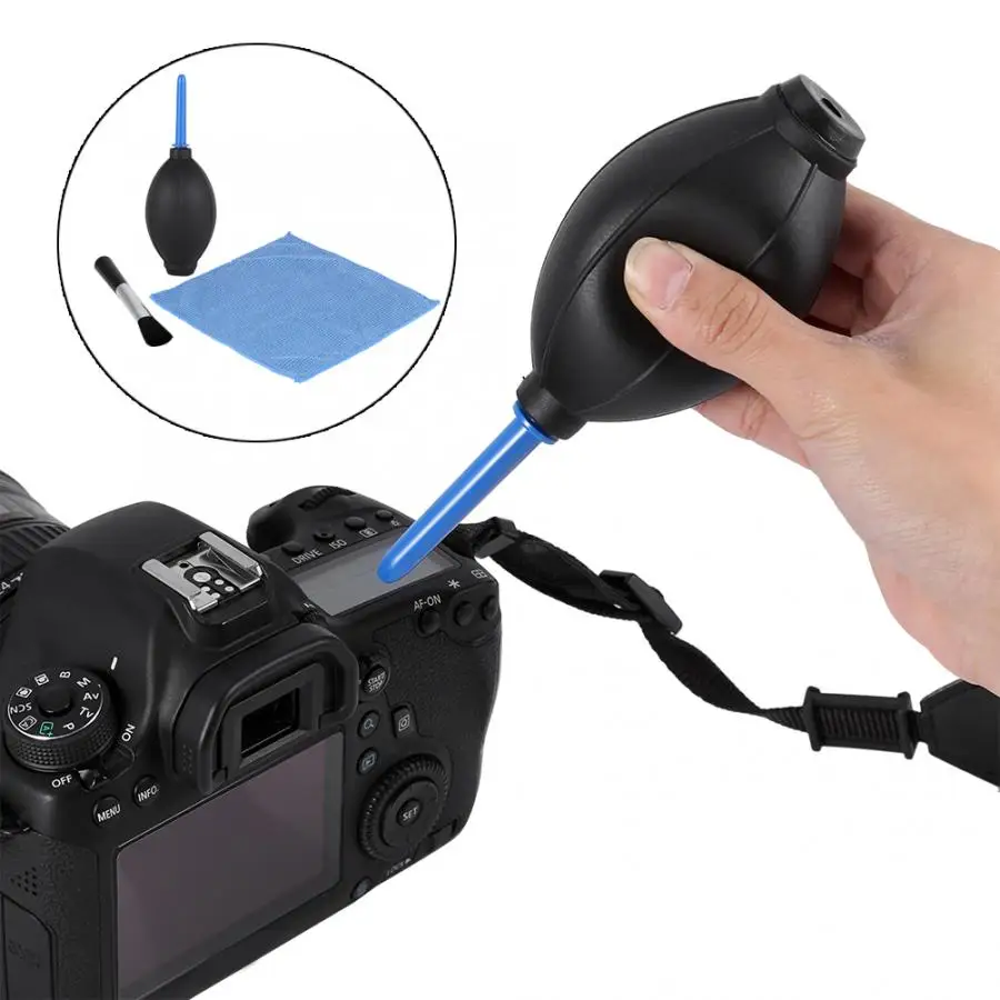 Camera Cleaning Kit Camera Lens Screen Cleaning Dust Blower Brush Cleaning Cloth Kit For DSLR Cameras Sensor Cleaning
Camera Cleaning Kit Camera Lens Screen Cleaning Dust Blower Brush Cleaning Cloth Kit For DSLR Cameras Sensor Cleaning
