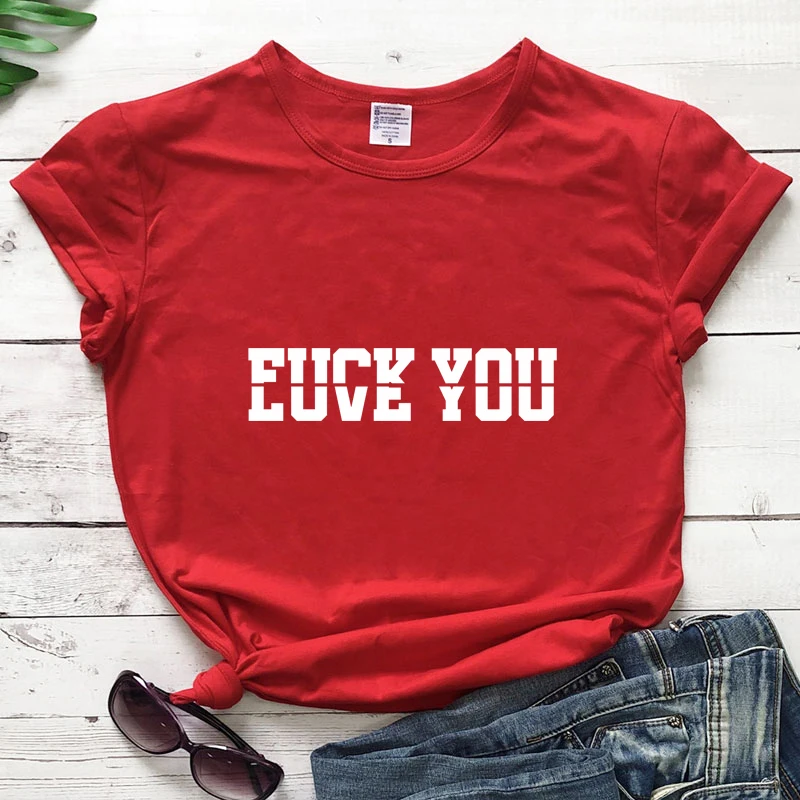 Love You 100% Cotton T-shirt Funny Women Valentine Tee Shirt Top Cute Valentine's Day Gift Tshirt
Love You 100% Cotton T-shirt Funny Women Valentine Tee Shirt Top Cute Valentine's Day Gift Tshirt