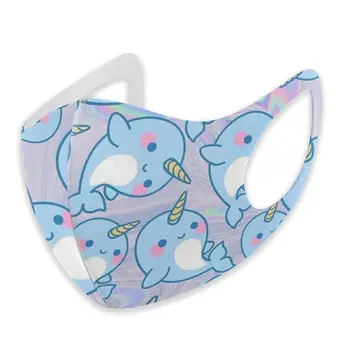 Cute Narwhal Fish print The stylish windproof and dustproof mask can clean the dustproof external shielding cloth.
Cute Narwhal Fish print The stylish windproof and dustproof mask can clean the dustproof external shielding cloth.