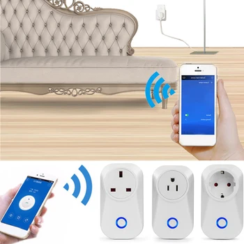 EU/US/UK Smart Socket Voice APP Remote Control Wifi Smart Switch Intelligent Home Automation Support Alexa/Google assistant
EU/US/UK Smart Socket Voice APP Remote Control Wifi Smart Switch Intelligent Home Automation Support Alexa/Google assistant