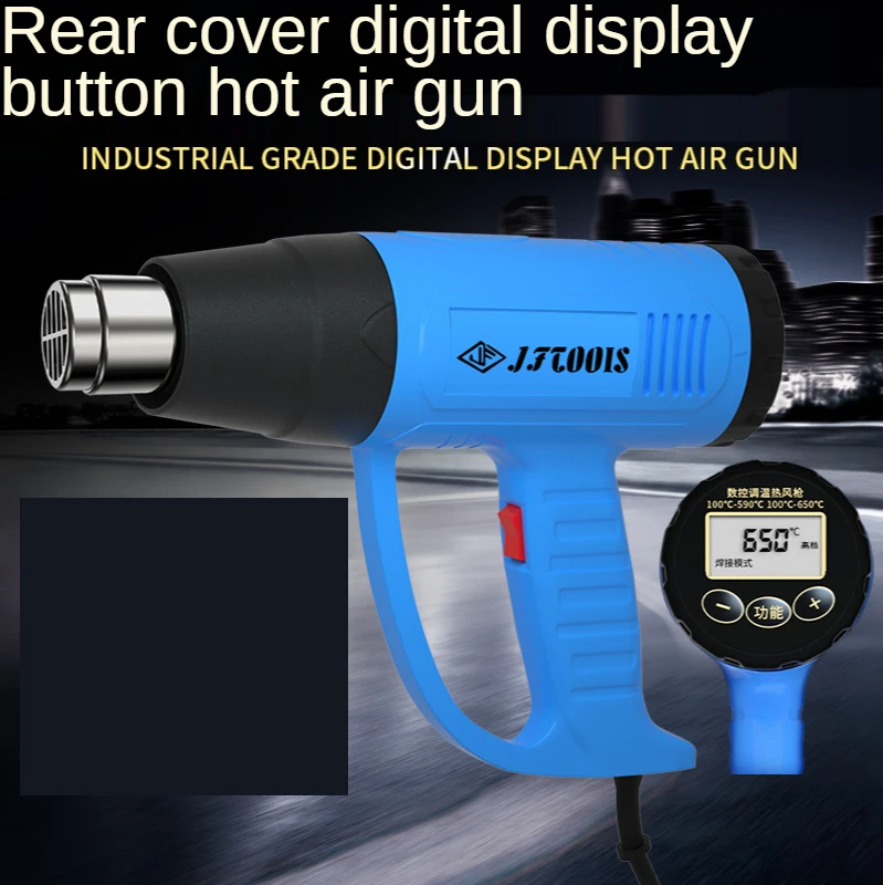 1800W2000W hot air gun, drying gun, automobile laminating tool, baking gun, temperature adjusting fan
1800W2000W hot air gun, drying gun, automobile laminating tool, baking gun, temperature adjusting fan