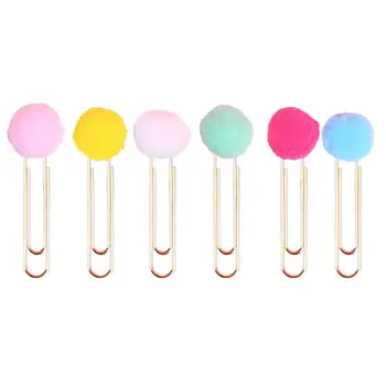 50PCS Creative Metal Bookmark Color Cute Hair Ball Paper Clips Creative Bookmark Paper Clip (Random Color)
50PCS Creative Metal Bookmark Color Cute Hair Ball Paper Clips Creative Bookmark Paper Clip (Random Color)