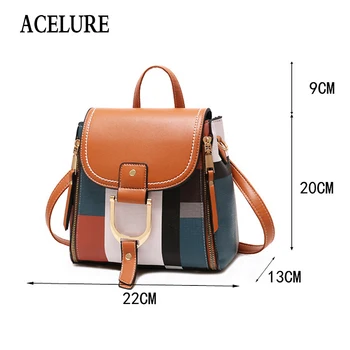 ACELURE Designer Backpacks Women Leather Backpacks Female School BagS for Teenager Girls Travel Back Bag Retro Bagpack Sac A Dos 
ACELURE Designer Backpacks Women Leather Backpacks Female School BagS for Teenager Girls Travel Back Bag Retro Bagpack Sac A Dos