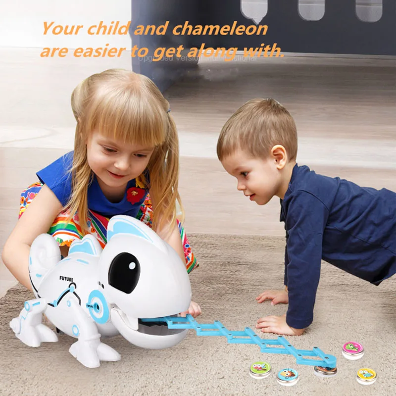 RC Robot Dinosaur Toys 2.4G Hz Chameleon Pet Changeable Light Remote Control Electronic Model Animal Intelligent Children Toys
RC Robot Dinosaur Toys 2.4G Hz Chameleon Pet Changeable Light Remote Control Electronic Model Animal Intelligent Children Toys