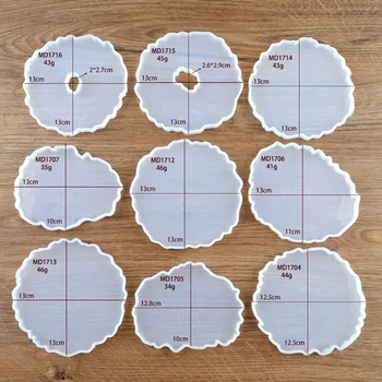 12 Style Irregular Wave Coaster Transparent Silicone Mould for Casting Coaster Diy Coasters Mould Jewelry Making Tools
12 Style Irregular Wave Coaster Transparent Silicone Mould for Casting Coaster Diy Coasters Mould Jewelry Making Tools