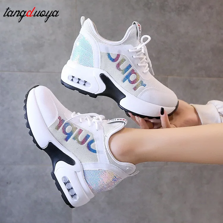 wedge sneakers ladies sneaker sequins shoes Women Mesh Platform Sneakers Trainers White Shoes Heels Wedges Shoes Casual Shoes
wedge sneakers ladies sneaker sequins shoes Women Mesh Platform Sneakers Trainers White Shoes Heels Wedges Shoes Casual Shoes