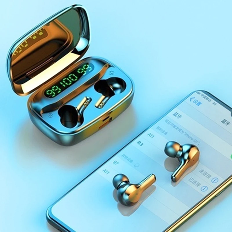 Bluetooth 5.0 Stereo Earphone True Wireless Earbuds 180H play time Water Resistance Touch Control Can charge mobile phones
Bluetooth 5.0 Stereo Earphone True Wireless Earbuds 180H play time Water Resistance Touch Control Can charge mobile phones