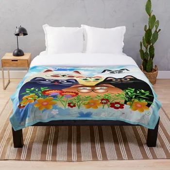 Garden Clowder Of Cats Throw Blanket Soft Sherpa Blanket Bed Sheet Single Knee Blanket Office Nap Blanket
Garden Clowder Of Cats Throw Blanket Soft Sherpa Blanket Bed Sheet Single Knee Blanket Office Nap Blanket