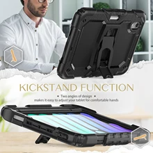 Solid color IPad case for Ipad mini6 Straps and brackets PC+Silicone Shockproof Tablet Cover Buy set and get free deliver straps
Solid color IPad case for Ipad mini6 Straps and brackets PC+Silicone Shockproof Tablet Cover Buy set and get free deliver straps