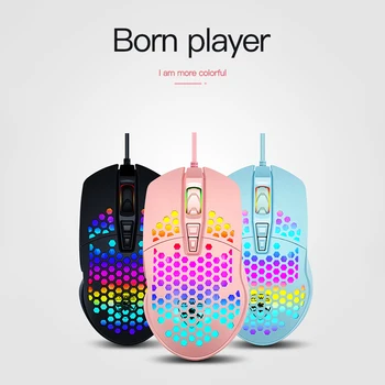 Honeycomb ergonomic Wired RGB gaming mouse USB Computer Mouse Gamer Mice Silent Mause With Backlight For Desktop laptop
Honeycomb ergonomic Wired RGB gaming mouse USB Computer Mouse Gamer Mice Silent Mause With Backlight For Desktop laptop