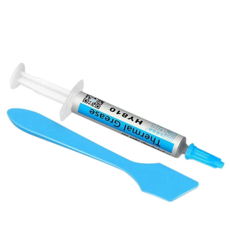 Universal Thermal Grease Silver CPU Chip Heatsink Paste Syringe Thermal Greasewith A Plastic Tool For 2G HY810-OP2G
Universal Thermal Grease Silver CPU Chip Heatsink Paste Syringe Thermal Greasewith A Plastic Tool For 2G HY810-OP2G