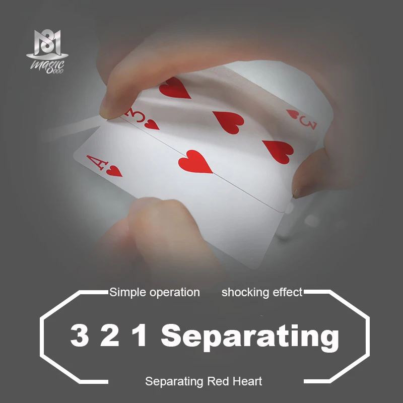 Separating Red Hearts From Poker Fascinating Magic Tricks Two Red Hearts Playing Cards Visual Magic Gimmick Magic Props
Separating Red Hearts From Poker Fascinating Magic Tricks Two Red Hearts Playing Cards Visual Magic Gimmick Magic Props