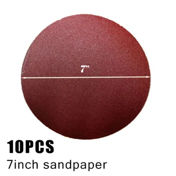 10 Pcs 7 Inches Orbital Sandpaper Sanding Discs Hook Loop 80 Assortment Grit Red For Most Sanding Machines
10 Pcs 7 Inches Orbital Sandpaper Sanding Discs Hook Loop 80 Assortment Grit Red For Most Sanding Machines