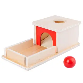 Infant Montessori Wooden Permanence Object Box with Tray Ball Educational Toys 094F
Infant Montessori Wooden Permanence Object Box with Tray Ball Educational Toys 094F