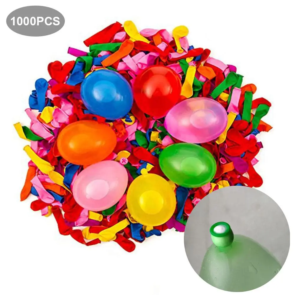 1000 Pcs/set High Quality Water Balloon Colorful Convenient Water Bubble Ball Set With Foam For Children Adults Summer Party
1000 Pcs/set High Quality Water Balloon Colorful Convenient Water Bubble Ball Set With Foam For Children Adults Summer Party