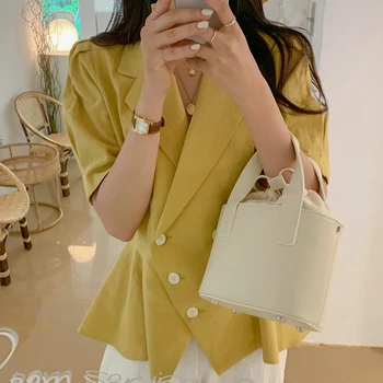Korean Style Shirts Women Summer New 2020 Solid Color Cotton Ladies Blouses and Tops Wild Irregular Short-Sleeved Shirts
Korean Style Shirts Women Summer New 2020 Solid Color Cotton Ladies Blouses and Tops Wild Irregular Short-Sleeved Shirts
