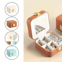 Elegant Smooth Safekeeping Jewelry Box Faux Leather Jewelry Box Large Capacity for Rings
Elegant Smooth Safekeeping Jewelry Box Faux Leather Jewelry Box Large Capacity for Rings