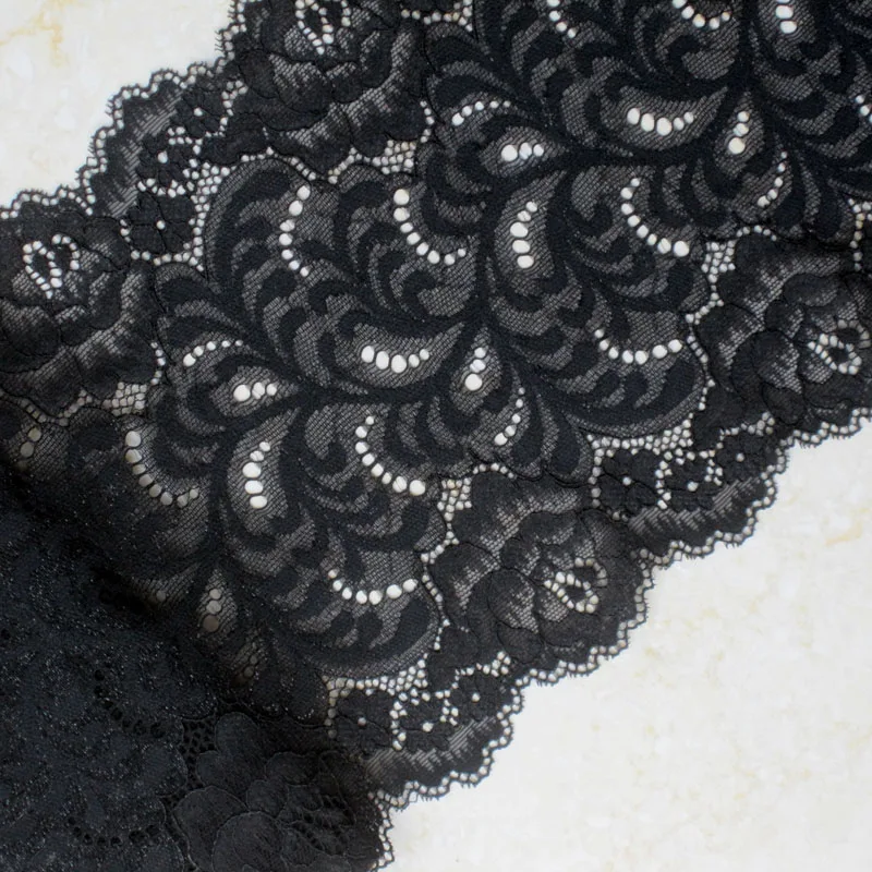 15Yards Elastic Lace Trim Ribbon Christmas Wrapper Gift Box Supplies Black Fabric DIY Sewing Craft Party Decoration
15Yards Elastic Lace Trim Ribbon Christmas Wrapper Gift Box Supplies Black Fabric DIY Sewing Craft Party Decoration
