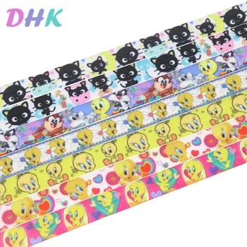 DHK 5/8'' 50yards duck cat printed Fold Elastic FOE stretch ribbon hairbow headwear headband DIY OEM S1246
DHK 5/8'' 50yards duck cat printed Fold Elastic FOE stretch ribbon hairbow headwear headband DIY OEM S1246
