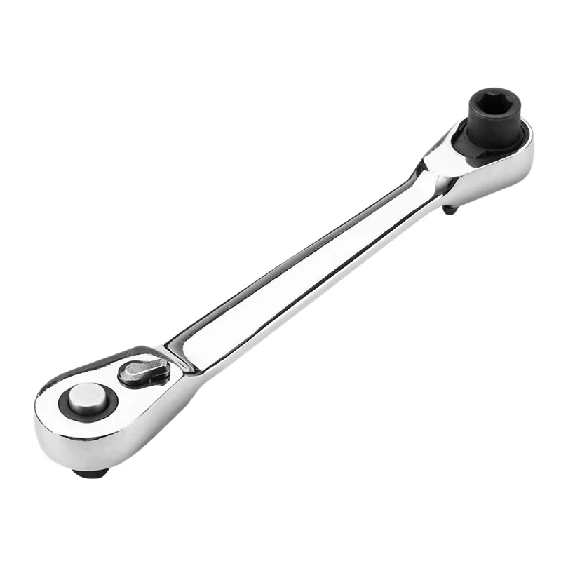 Mini Ratchet Wrench 1/4 Inch Drive Socket and Screwdriver Bit Driver Quick Release Ratchet Wrench Dual-Use Spanner Multifunction
Mini Ratchet Wrench 1/4 Inch Drive Socket and Screwdriver Bit Driver Quick Release Ratchet Wrench Dual-Use Spanner Multifunction
