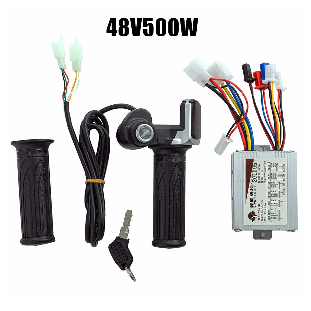 Electric Bike 24-48V 250W-1000W Brushed Controller Throttle Grip Set 1 Pair Twist Throttle Handlebar Scooter EBike Motor Parts
Electric Bike 24-48V 250W-1000W Brushed Controller Throttle Grip Set 1 Pair Twist Throttle Handlebar Scooter EBike Motor Parts