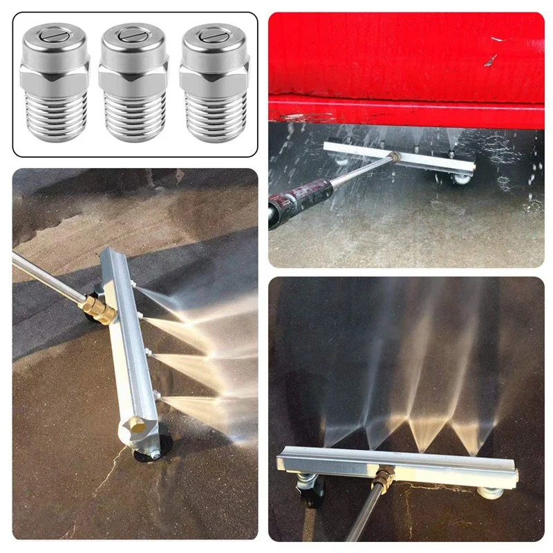 Promotion! 4 Pcs Pressure Washer Surface Cleaner Nozzle Replacement Thread Type Spray Nozzle to Water Broom and Undercarriage Cl
Promotion! 4 Pcs Pressure Washer Surface Cleaner Nozzle Replacement Thread Type Spray Nozzle to Water Broom and Undercarriage Cl
