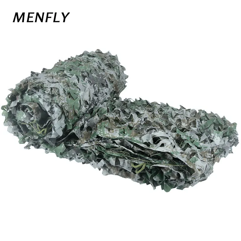 

MENFLY Multiple Sizes Reinforce Jungle Digital Field Training Camouflage Hunting Hidden SUN-SHELTER Military Bunker Shading Net