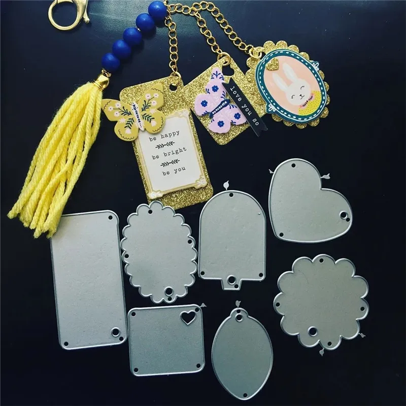 Eastshape Tag Lable Metal Cutting Dies for Scrapbooking Craft Card Embossing Decorative Embossing Crafts Diecut Template Stencil
Eastshape Tag Lable Metal Cutting Dies for Scrapbooking Craft Card Embossing Decorative Embossing Crafts Diecut Template Stencil