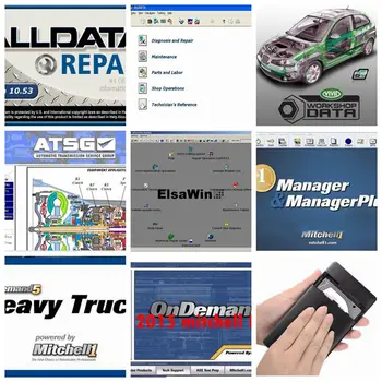 Alldata 10.53 49 in 1tb HDD USB3.0 Software Vivid Workshop data Mit.c.hell 2015V ElsaWin6.0 ATSG 2017V alldata mitchell Software