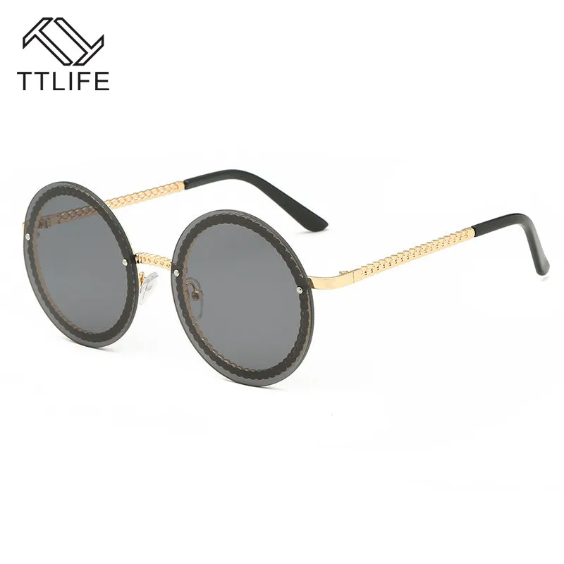 TTLIFE Vintage Metal Chain Frameless Round Sunglasses Women Gradient Shades Ocean Lens Eyeglasses Sunglasses Men YJHH0367
TTLIFE Vintage Metal Chain Frameless Round Sunglasses Women Gradient Shades Ocean Lens Eyeglasses Sunglasses Men YJHH0367