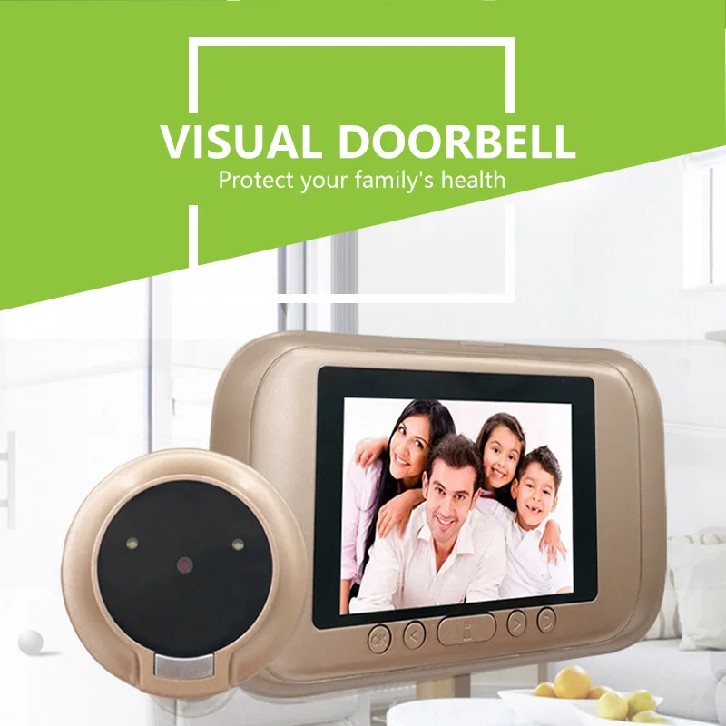 new Visual Smart Wireless Video Camera Intercom Door Bell Door With High-Definition Screen 720P HD Camera Low Energy Consumption
new Visual Smart Wireless Video Camera Intercom Door Bell Door With High-Definition Screen 720P HD Camera Low Energy Consumption