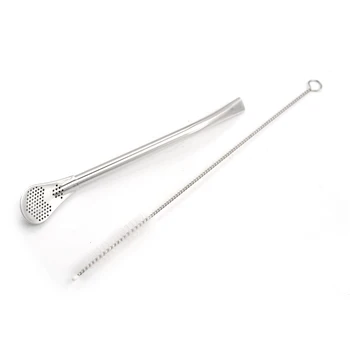 Reusable Tea Tools 2PCS/1PCS Stainless Steel Drinking Straw+Brush Tea Filter Tea Straws Bombilla Gourd Washable Bar Accessories
Reusable Tea Tools 2PCS/1PCS Stainless Steel Drinking Straw+Brush Tea Filter Tea Straws Bombilla Gourd Washable Bar Accessories