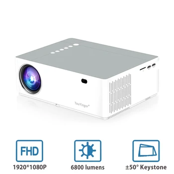 M19 Smart Projector 1080P Full HD 3D LED LCD USB HDMI Portable 6800Lumens for Outdoor Movie Home Entertainment Theater Ceiling
M19 Smart Projector 1080P Full HD 3D LED LCD USB HDMI Portable 6800Lumens for Outdoor Movie Home Entertainment Theater Ceiling