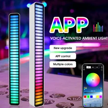RGB LED Light Bar Voice Activated Color Changing Dynamic Lamp Music Sync APP Control Multi-Modes LED Strip Light Car Home Decor
RGB LED Light Bar Voice Activated Color Changing Dynamic Lamp Music Sync APP Control Multi-Modes LED Strip Light Car Home Decor