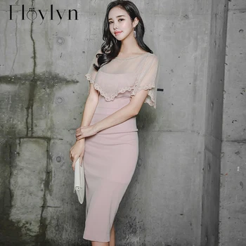 FLOYLYN Summer Split Lace Patchwork Women Pencil Dress Elegant Transparent Slim Waist Female Midi Dresses Vestidos 2020
FLOYLYN Summer Split Lace Patchwork Women Pencil Dress Elegant Transparent Slim Waist Female Midi Dresses Vestidos 2020