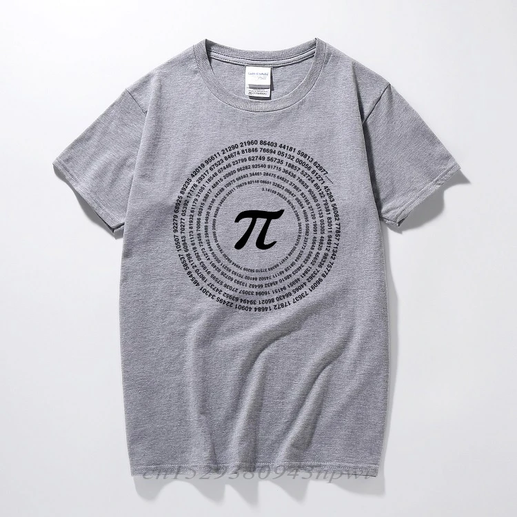 RAEEK Новинка Pi математические футболки мужские хлопковые свободные с коротким