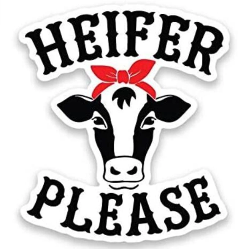 DAWASARU Heifer Please Cow Calf Vinyl Sticker Car Truck Window Laptop Interesting Car Sticker Cover Scratch Custom 13 * 9CM
DAWASARU Heifer Please Cow Calf Vinyl Sticker Car Truck Window Laptop Interesting Car Sticker Cover Scratch Custom 13 * 9CM