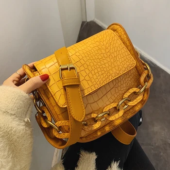 Crocodile Pattern Bags for Women 2020 Chain Designer Crossbody Bags PU Leather Handbags Ladies Shoulder Bag Sac A Main Femme
Crocodile Pattern Bags for Women 2020 Chain Designer Crossbody Bags PU Leather Handbags Ladies Shoulder Bag Sac A Main Femme