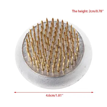 Round Ikebana Kenzan Flower Frog With Rubber Gasket Art Fixed Arranging Tools
Round Ikebana Kenzan Flower Frog With Rubber Gasket Art Fixed Arranging Tools