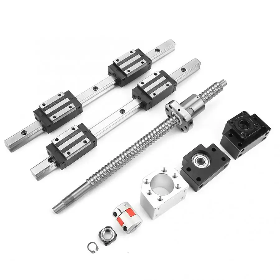 Linear Slide 2pcs HGR15-600mm Linear Guide Rail 1pc RM1605-600mm Ballscrew BF12/BK12 Kit Linear Rails and Bearings
Linear Slide 2pcs HGR15-600mm Linear Guide Rail 1pc RM1605-600mm Ballscrew BF12/BK12 Kit Linear Rails and Bearings