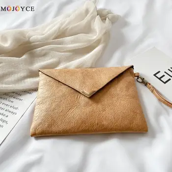 Kraft Paper Envelope Bag Women Flap Clutch Purse Casual Vintage Leather Handbags for Outdoor Shopping Traveling Ornaments
Kraft Paper Envelope Bag Women Flap Clutch Purse Casual Vintage Leather Handbags for Outdoor Shopping Traveling Ornaments