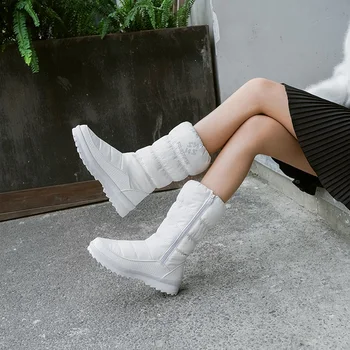 Big size 36-41 New warm snow boots women zipper platform boots solid color waterproof mid calf thick fur winter boots
Big size 36-41 New warm snow boots women zipper platform boots solid color waterproof mid calf thick fur winter boots