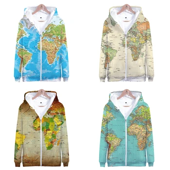 World Map 3d Print Hoodie Sport Fashion Hip Hop Men Women Zipper Hoodies Jackets Long Sleeve Harajuku 3D Hooded Sweatshirts Tops
World Map 3d Print Hoodie Sport Fashion Hip Hop Men Women Zipper Hoodies Jackets Long Sleeve Harajuku 3D Hooded Sweatshirts Tops