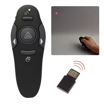 2.4Ghz Wireless Presenter Laser Pointers USB Presentation PPT Remote Control for Powerpoint Presentation
2.4Ghz Wireless Presenter Laser Pointers USB Presentation PPT Remote Control for Powerpoint Presentation