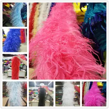 Wholesale Beautiful 4 Meters 12 Layer 14 Colors Ostrich Feather/weddings/parties/home improvement/scarves Decoration 
Wholesale Beautiful 4 Meters 12 Layer 14 Colors Ostrich Feather/weddings/parties/home improvement/scarves Decoration