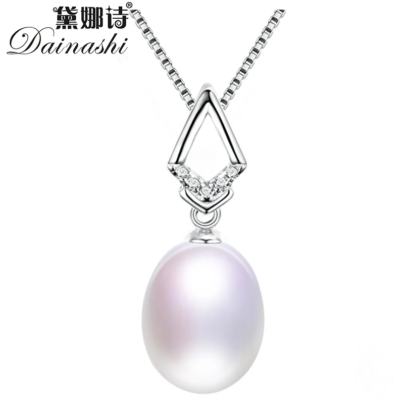 Dainashi 100% Genuine Natural Freshwater Oval Pearl Necklace Hot Sale 925 Sterling Silver Zircon Pendant Fine Jewelry for Women
Dainashi 100% Genuine Natural Freshwater Oval Pearl Necklace Hot Sale 925 Sterling Silver Zircon Pendant Fine Jewelry for Women